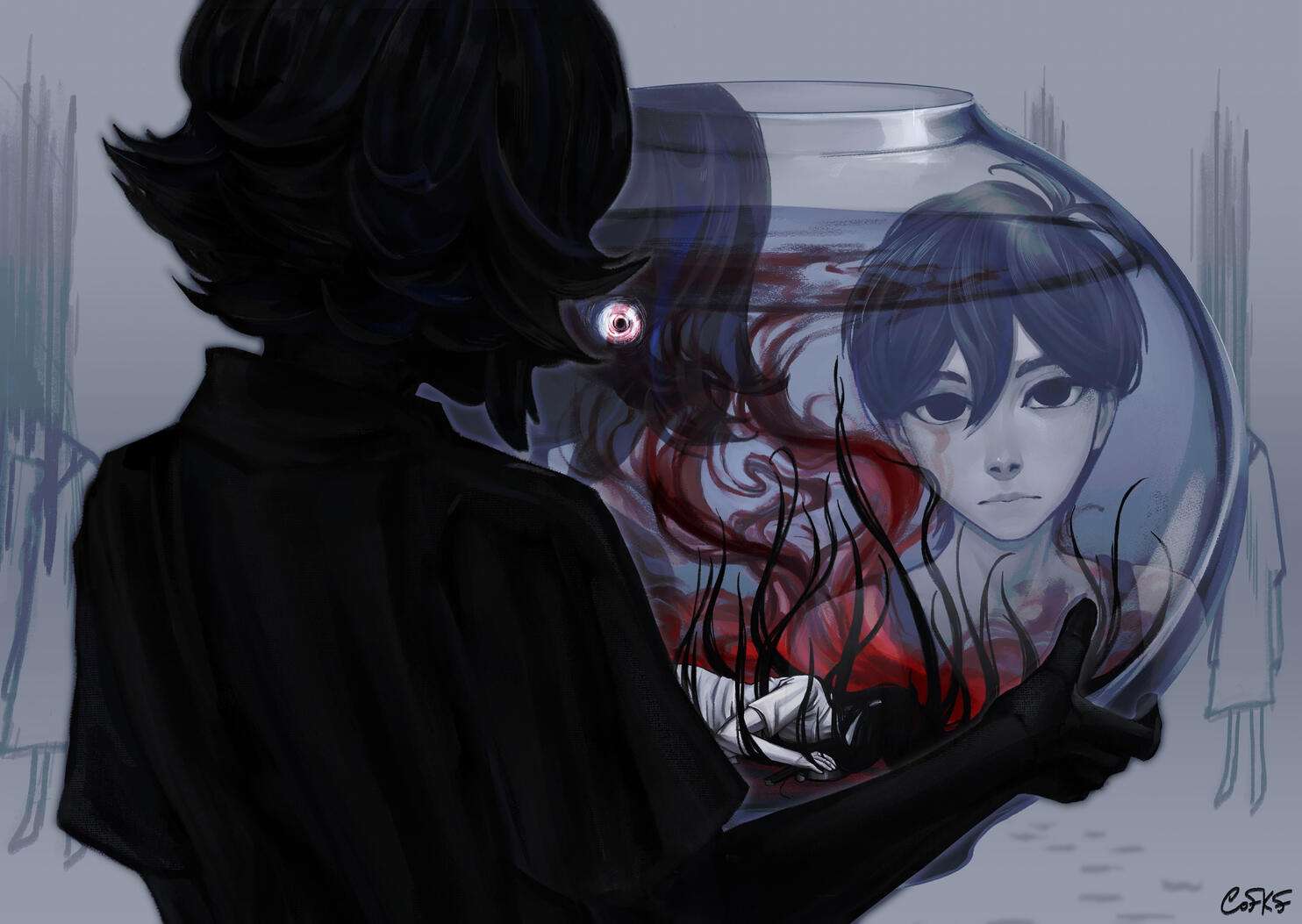 &quot;Welcome Again&quot; Omori Black Space Zine.