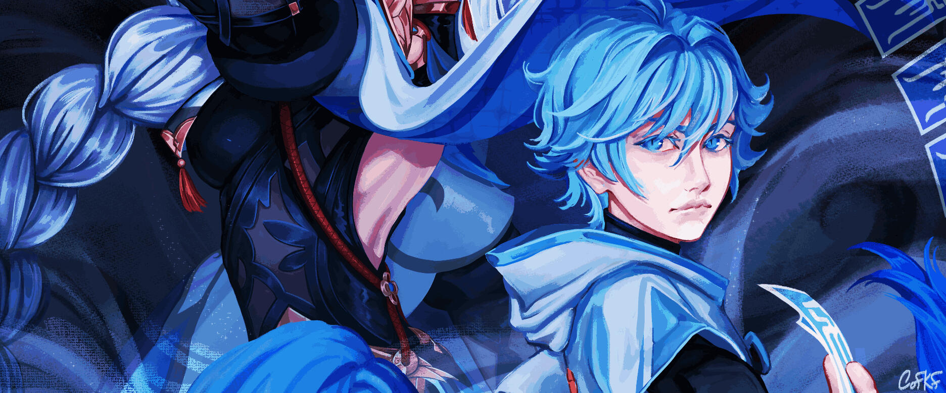 Wip for "GENSHIN IMPACT ZINE"
